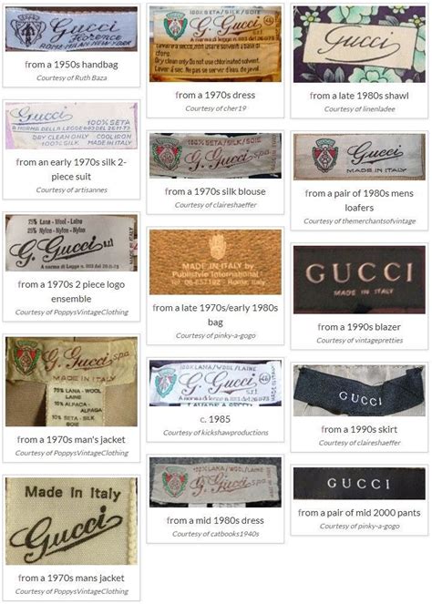 vintage gucci paper tag|vintage gucci stamp labels.